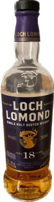 Loch Lomond 18yo American Oak bourbon refill & recharred 46% 700ml