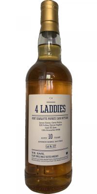 Port Charlotte 2008 4 Laddies Private Cask Bottling Bourbon Barrel #3177 62.4% 700ml