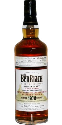 BenRiach 1978 Single Cask Bottling Sherry Hogshead #7037 Asta Morris 48% 700ml