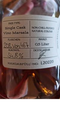 Rose Valley 2018 Single Malt Whisky Marsala Cask 54.8% 500ml