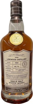 Linkwood 1991 GM Connoisseurs Choice Cask Strength Refill Sherry Hogshead Moonbroch 56.7% 750ml
