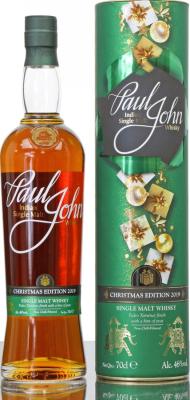 Paul John Christmas Edition 2019 PX Finish 46% 700ml