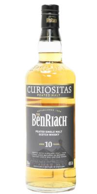 BenRiach 10yo Curiositas Peated Malt Bourbon Virgin Oak Rum 46% 700ml