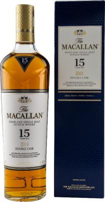 Macallan 15yo Sherry Seasoned American and European Oak 43% 700ml