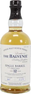 Balvenie 12yo Single Barrel #847 47.8% 700ml