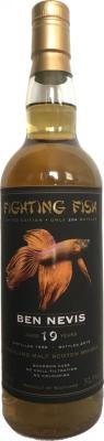 Ben Nevis 1996 JW Fighting Fish 19yo Bourbon Cask Monnier Trading 52.3% 700ml