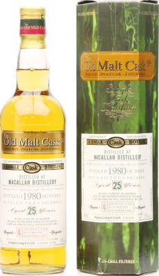 Macallan 1980 DL Old Malt Cask Refill Hogshead 50% 700ml