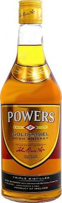 Powers Gold Label Triple Distilled 40% 1000ml