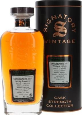 Craigellachie 2007 SV Cask Strength Collection 1st Fill Sherry Butt Whisky.de exklusiv 65.1% 700ml