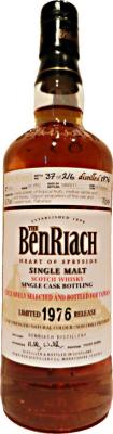 BenRiach 1976 Single Cask Bottling 34yo #3033 Taiwan 48.2% 700ml