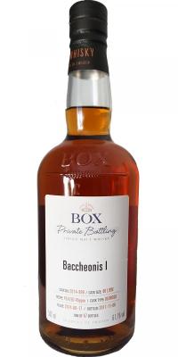 Box Baccheonis I Private Bottling Peated Oloroso 2014-999 61.1% 500ml