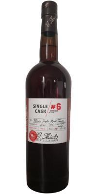 Welche's Whisky 2016 Single Cask #6 Bourgogne Rouge Santenay 1yo Cru 46.4% 700ml