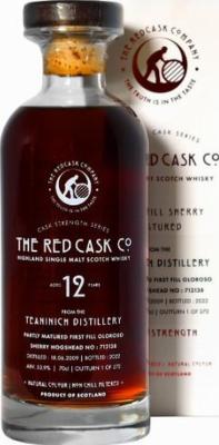 Teaninich 2009 GWhL The Red Cask Co 1st Fill Oloroso Sherry Hogshead finish 53.9% 700ml