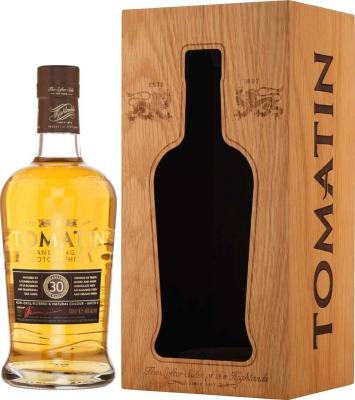 Tomatin 30yo Batch 3 ex-bourbon traditional oak 46% 700ml