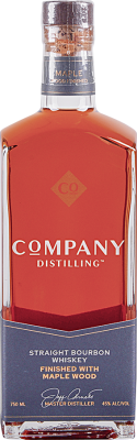 Company Distilling Straight Bourbon Whisky Distillery Bottling Finished with maple wood 45% 750ml