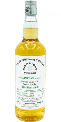 Mortlach 2008 SV The Un-Chillfiltered Collection 1st Fill Bourbon Barrel #800132 46% 750ml