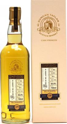 Bruichladdich 1992 DT Dimensions Oak Cask #3674 50.8% 700ml