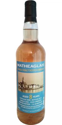 Tullibardine 2008 Hf Matheaglais Bourbon Slijterij Lenten 54.9% 700ml