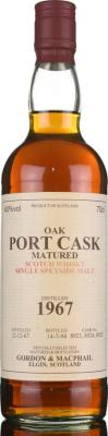 Port Cask 1967 GM 8923 8925 40% 700ml