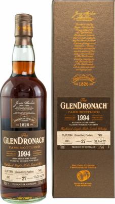 Glendronach 1994 Cask Bottling Batch 19 Oloroso Sherry Puncheon 27yo 53% 700ml