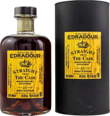 Edradour 2012 Sherry Butt 59.5% 500ml