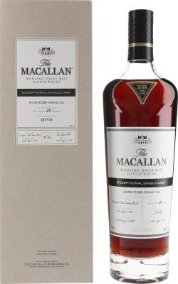 Macallan 2019/ESB-5542/02 Exceptional Single Cask European Oak Sherry Butt 57.6% 700ml