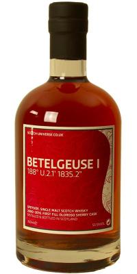 Scotch Universe Betelgeuse 1 188 U.2.1 1835.2 1st Fill Oloroso Sherry Cask 53.5% 700ml