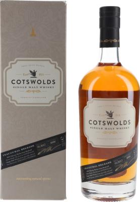 Cotswolds Distillery 2014 Inaugural Release Batch 01/2017 46% 700ml