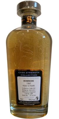 Bowmore 1997 SV Cask Strength Collection Hogshead 1905 58.2% 700ml