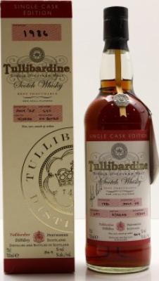Tullibardine 1986 Single Cask Edition Refill Sherry Hogshead #692 50.7% 700ml