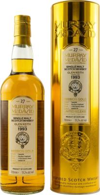 Glen Keith 1993 MM Mission Gold Limited Release 82838/39 51.2% 700ml