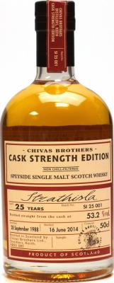 Strathisla 1988 Chivas Brothers Cask Strength Edition 25yo Bourbon Barrel 53.2% 500ml