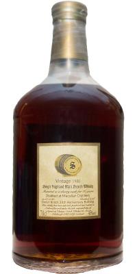 Macallan 1980 SV Vintage Collection Dumpy Sherry Cask #5625 Dieter Kirsch 20th Anniversary Bottling 43% 700ml