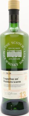 Strathisla 2005 SMWS 58.28 Usquebae an blankets warm Refill Ex-Bourbon Barrel Burns Night 59.7% 700ml