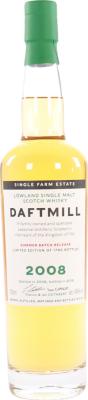 Daftmill 2008 Summer Batch Release Bourbon 46% 700ml