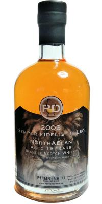 NorthAllan 2003 PD Ex-Bourbon Hogshead 44.9% 700ml