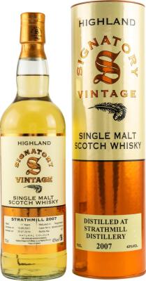 Strathmill 2007 SV Vintage Collection 805458 & 805459 43% 700ml