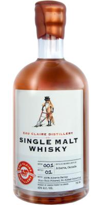 Eau Claire Distillery Single Malt Whisky 43% 750ml