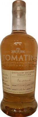Tomatin 2007 Distillery Exclusive Single Cask Bourbon #4703 55.3% 700ml