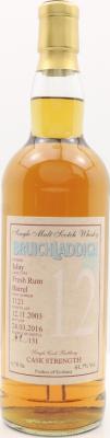 Bruichladdich 2003 Private Bottling Fresh Rum Barrel #1121 61.7% 700ml