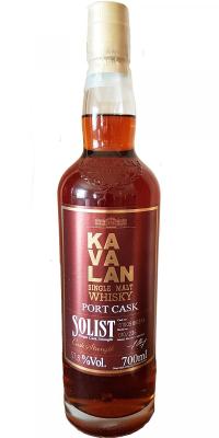 Kavalan Solist Port Cask O100510035A 57.8% 700ml