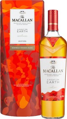 Macallan A Night on Earth in Scotland Seasonal Release 2022 Bottled for Hogmanay Bourbon & Sherry 43% 700ml