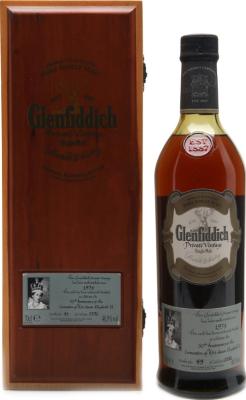 Glenfiddich 1974 Private Vintage for H.M. Queen Elizabeth II #2336 48.9% 700ml