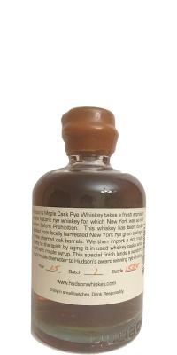 Hudson Maple Cask Rye Whisky 46% 375ml