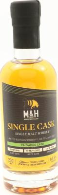 M&H 2018 Calvados Whisky Live TEL AVIV 64.4% 200ml