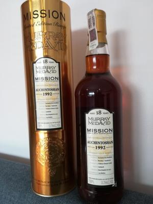 Auchentoshan 1992 MM Mission Gold Series Bourbon Sauternes Cask Finish 53.2% 700ml