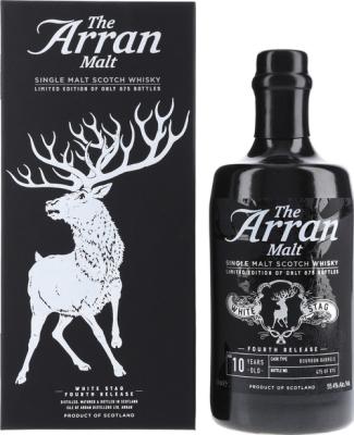 Arran 2008 The White Stag 4th Release Bourbon Barrels 55.4% 700ml