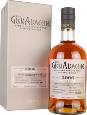 Glenallachie 2006 Virgin Oak Barrel #6577 Denmark Exclusive Batch 3 61.7% 700ml