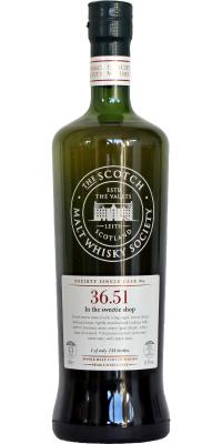 Benrinnes 1996 SMWS 36.51 In the sweetie shop Refill Barrel Ex Bourbon 61.9% 700ml