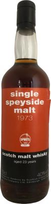 Single Speyside Malt 1973 Od 40% 700ml